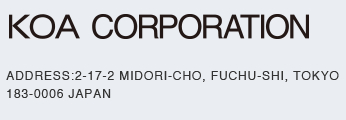 KOA Corporation | KOA Corporation